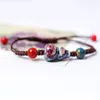 Charmarmband Original kvinnors vävning handgjorda keramiska färgglada porslin pärlor damer armband för kvinnliga gåvor mode trend