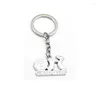 Keychains Game Ori e The Blind Forest Keychain Metal Elf Logo Chain Chain Pingents Pingents