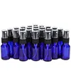 Spesso 15 ml 1/2 once di cobalto blu a nebbia fine atomizzatore bottiglia spray profumo in bottiglia a bottiglia vuota per aromaterapia olio essenziale WIRB