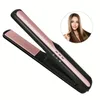 USB Rechargeable Cordless Hair Straightener and Curler - 2-in-1 Hair Styling Tool for Smooth and Shiny Hair