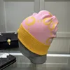 모자 패션 남성 디자이너 보닛 겨울 비니 니트 양모 모자 + 벨벳 캡 두개골 두꺼운 마스크 프린지 비니 모자