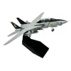 航空機Modle 1 100 1/100スケールUS Grumman F14 F14 F-14 Tomcat Fighter Diecast Metal Airplane Plane Aircraft Model Model Toy Collection Gift 230814