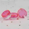 1ml min sample cosmetic small jars 1g plastic jar with lids Teeoq