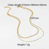 Thick twisted Miami Cuban chain necklace 18K gold-plated PVD stainless steel necklace snake rope chain men's and women's hip hop chain