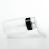 200ML 68OZ Empty Pump Dispenser Liquid UV Gel Polish Nail Art Polish Clean Bottle Polish Cleanser Remover Bottle W/ Lockable Flip Top Gahb