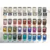 Nagelglitter 6123236 pcs massief pigment kunst decor aquarel manicure manicure metallic verf trek chroom poeder bloemen nagels set 230814