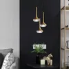 Wall Lamp Simple Crystal Personality Creative Living Room Sofa Bedroom Bedside Dining Metal Small Droplight