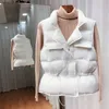 Women s Vests 2023 Ultra Light Down Vest Women Short Windproof Lightweight Warm Waistcoat Female White Duck Coat Sleeveless 230815