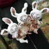 Nowość Elementy wielkanocne przerażające króliczka Plush Toys Horror Rabbit lalka miękkie zabawki krwawe króliczek chłopcy dziewczęta zabawki dla dzieci