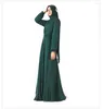 Ethnische Kleidung Islamische Kleidung Muslim Kleid 8 Farben Zwei Schicht Chiffon Abaya für Frauen Dubai 2023
