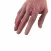 Other Event Party Supplies 1PCS Life like Scary Arm Hand Cut Off Bloody Horror Fake Latex size Halloween Prop Haunted Decoration 230814