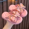 Slipper Kids Slippers For Girls Summer Cute Fashion Home Shoes Breathable Soft Non-slip Beach Flat Slippers Shoe R230815