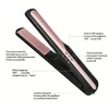 USB Rechargeable Cordless Hair Straightener and Curler - 2-in-1 Hair Styling Tool for Smooth and Shiny Hair