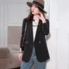 Kombinezony damskie Blazers Khaki Suit Płaszcz Spring Jesień Moda Koreańska Kolejna Kurtka Kurtka Strażnik Blazer Blazer Blazer Blazer Tops 230815