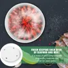 Dinnerware Sets Round Sushi Plate Dry Ice Tray Exquisite Serving Dish Household Melamine Sashimi Daily