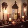 Novelty Items Halloween Horror Skull Lamp 3D Resin Statue Table Lamp Party Decorations Home Bedroom Desktop Scary Props Night Light Ornament J230815