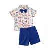 Set di abbigliamento Abbigliamento estivo per bambini 1-6 anni Bambino neonato Abiti estivi Top Camicia Pantaloncini Pantaloni Abito da festa per gentiluomo