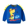 Sudaderas con capucha Sweinshirts Ropa para niños Algodón de algodón para niños para el otoño Invierno Ropa para niños Dinosaur