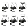 Spinning Reels All Metal Fishing Reel Coil 13Add1Bb 5.01/4.71 Gt2000-7000 Series Tackle Drop Delivery Sports Outdoors Dhbzj