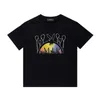 Men's T-Shirts Quality Summer T-shirts Designer Sleeve Amirri Casual Fashion New US 2022 rainbow rabbit casual hip hop high street round neck short sleeve T-shirt