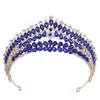 Clips de cheveux ZG1339 Femmes Bijoux de mariage Princesse Crystal Tiaras Crown