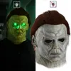 O horror Michael Myers liderou o Halloween Kills Mask cosplay Scary Killer Full Face Face Latex Helmet Party Fostume Prop