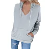 Gym kleding vrouwen hoodies pullover mode lange mouw sweatshirt met zaklichtgewicht kap