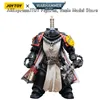 Military Figures IN STOCK JOYTOY 1/18 Action Figure Toys 3PCS/SET Black Templar Brethren Trio Anime Collection Military Model 230814