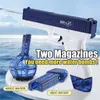 Gun Toys Glock Electric Water Gun Vol Automatisch Pistool Schietspeelgoed Summer Water Beach Toys For Kids Boys Girls Adults 230814