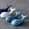 Chopsticks Cute Ceramic Household Whale Models Knife And Fork Spoon Holder Care Tableware Table