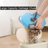 يدفع اليدين كاسحة الفولاذ المقاوم للصدأ فولاذ الصلب السحري مكنجة Dustpan مقبض باقة تنظيف الأسرة حزمة Sweepe Mop 230815