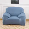 1 Seat Sofa Cover Solid Color Stretch Fabric Couch Covers for Living Room Sectional Corner Settee Slipcovers