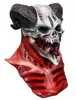 Party Masks Horn Devil Demon Latex Mask Realistic Krampus Chirstmas Costume Headwear Horrible Props 230814