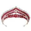 Clips de cheveux ZG1339 Femmes Bijoux de mariage Princesse Crystal Tiaras Crown