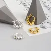 Hoop Earrings NBNB Fashion France Style Gothic Beads For Women Trendy Girl Party Piercing Jewelry Silver Color Female's