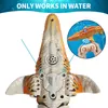 Electricrc Tiere Qdragon 24g Fernbedienung Dinosaurierpool -Spielzeug für Kinder LakesWimming Poolbathedoor RC Mosasaurus Boote mit Batterien 230814