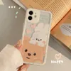 Cute Cartoon Phone Case Suitable for 15 12 11 All Inclusive X Painted 14pro Max Set 8p