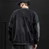 Men's Jackets Men's jacket Men's jacket Pure cotton Corduroy medium length jacket Men's casual hooded jacket Plus size Plus size loose top Z230816