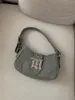 Kvällspåsar vintage nubuck läder axel för kvinnliga designer små handväskor kvinnliga casual underarm purses flickor crossbody sling väska 230814