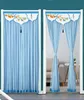 Curtain Household lace door curtain free punching antimosquito screen bedroom kitchen partition half 230815