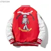 Varsity Jacke Männer Frauen Winter Stickbaseball Jacke Hip Hop Brief Cartoon Anime Cobe mit Kapuzenpaar Windbreaker HKD230815