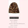 Berets Geebro Fashion Child Leopard Print Beanies Дети мальчики повседневные хлопковые мягкие шляпы девочки мешковатые теплые капоты капот капот