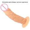 Sex Toy Massager realistiska dildos mjuk hud känner enorm penis erotisk tjock fallos stor anal dildo vuxen för kvinnor onani