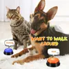 Botões de gravação de voz de brinquedos de cachorro Botões de cão de brinquedos para cães para comunicação Treinamento de animais de estimação Buzzer Grandable Button Intelligence Toy 230814