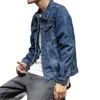 Giacche da uomo Bomber di alta qualità in denim Ostre abbigliamento da uomo strappato lt jeans blu giacche autunno primaverili lavati da uomo rivestimento denim 230815
