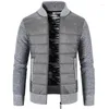 Herrtröjor 2023 Casual Polyester Thick Winter Men Cardigan Coat Kläder stickad tröja MAN KLÄDER MENS 8820