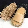 Slippers 1 paar microvezel stofdwol slippers luie snelle reiniging vloer reiniging slipper wasbare wastafel thuisschoenen huis badkamer reiniging gereedschap x230519