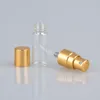 2ml 25ml 3ml Mini Pray Pray Bottle Travel Atomizer حاوية مستحضرات تجميل فارغة مع بخاخ المضخة المعدنية Gaaei