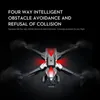 M51 Mini Drone 4K Profesinal Üç Kamera Geniş Açılı Optik Akış Lokalizasyonu Dört yönlü engelden kaçınma RC Quadcopter