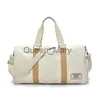 Duffel Taschen große Kapazität Fitnessstudios Bag Canvas Duffle Bag Frauen Sposrt Bag Sfitness Travel Beutel Casual Bag Schultermänner mit Schuhen Aufbewahrung 1402 J230815